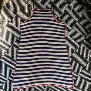 Crocheted striped dress! Like new!